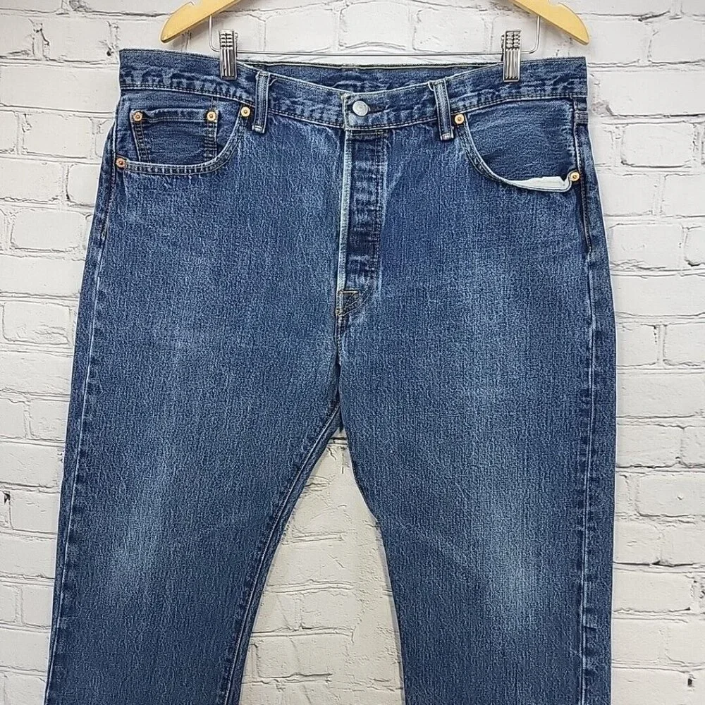 Levi’s 501xx Jeans Mens W40 L32 Straight Leg‎ Cowboy Button-Fly